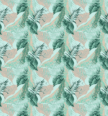Roller blind for large window Tropical leaves