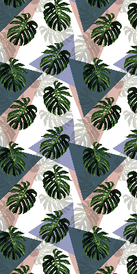 Modern roller blind The leaves of the plant