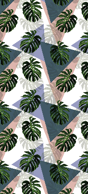 Modern roller blind The leaves of the plant