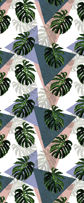 Modern roller blind The leaves of the plant