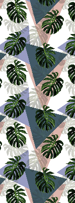 Modern roller blind The leaves of the plant