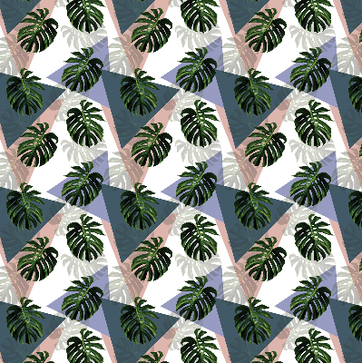 Modern roller blind The leaves of the plant