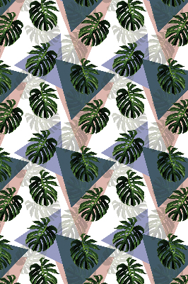 Modern roller blind The leaves of the plant