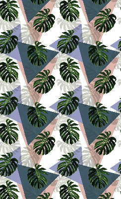 Modern roller blind The leaves of the plant