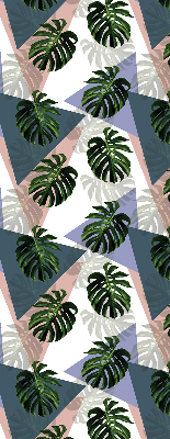 Modern roller blind The leaves of the plant