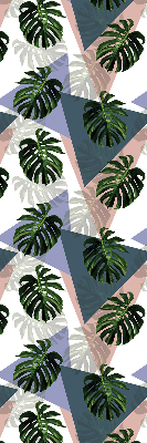 Modern roller blind The leaves of the plant