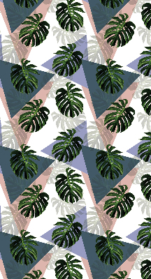 Modern roller blind The leaves of the plant