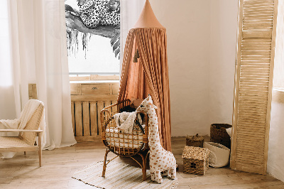 Modern roller blind Drawn cheetahs on a branch