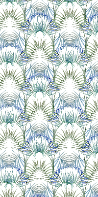 Roller blind for large window Colorful leaves