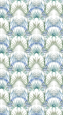 Roller blind for large window Colorful leaves