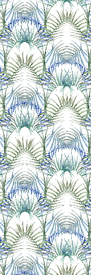 Roller blind for large window Colorful leaves