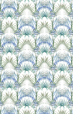 Roller blind for large window Colorful leaves