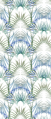 Roller blind for large window Colorful leaves