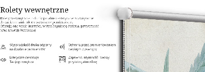Fabric roller blind Exotic nature
