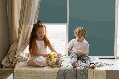 Roller blind for large window Mountains