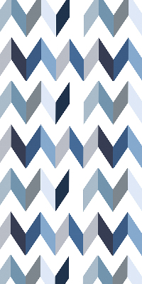 Fabric roller blind Blue herringbone
