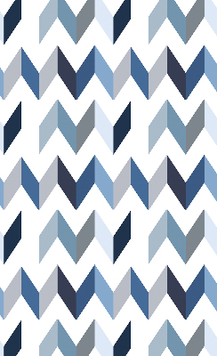Fabric roller blind Blue herringbone