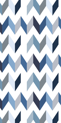 Fabric roller blind Blue herringbone