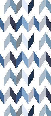 Fabric roller blind Blue herringbone