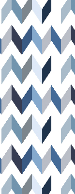 Fabric roller blind Blue herringbone