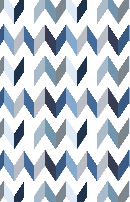 Fabric roller blind Blue herringbone