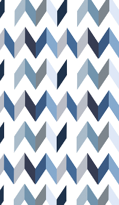 Fabric roller blind Blue herringbone