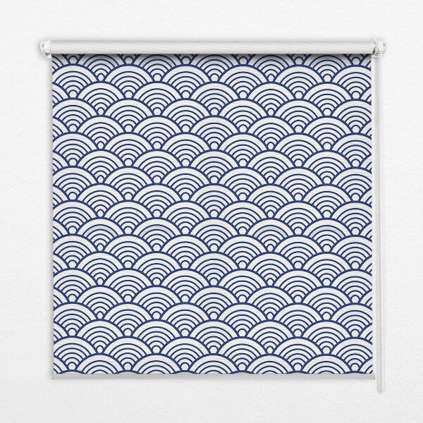 Fabric roller blind Semicircle