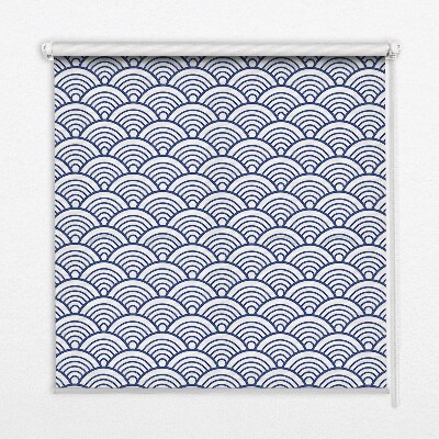 Fabric roller blind Semicircle