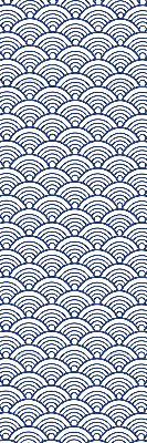 Fabric roller blind Semicircle