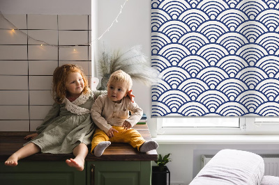 Fabric roller blind Semicircle