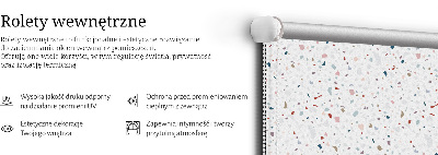 Roller blind for large window Graphic elements