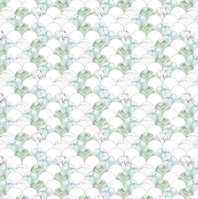 Fabric roller blind Semicircle