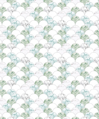 Fabric roller blind Semicircle