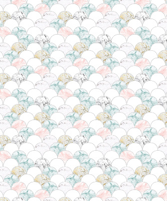 Modern roller blind Colorful scales