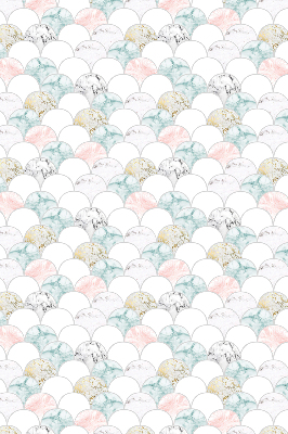 Modern roller blind Colorful scales