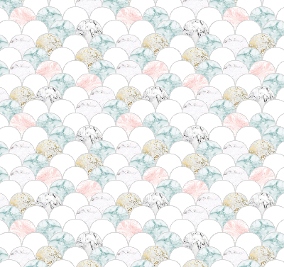 Modern roller blind Colorful scales