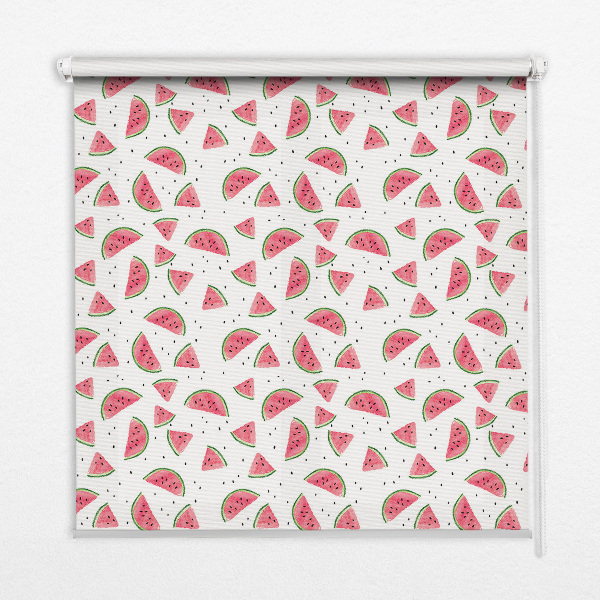 Roller blind for large window Watermelons