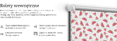 Roller blind for large window Watermelons