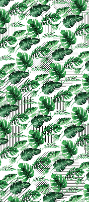 Roller blind for large window Tropical leaves
