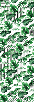 Roller blind for large window Tropical leaves