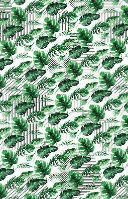 Roller blind for large window Tropical leaves