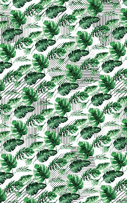 Roller blind for large window Tropical leaves