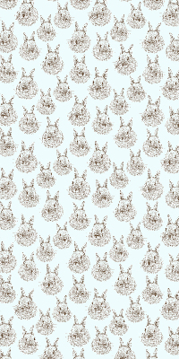 Modern roller blind Rabbits