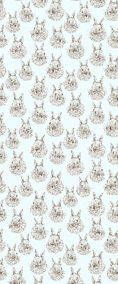 Modern roller blind Rabbits