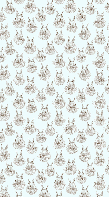 Modern roller blind Rabbits