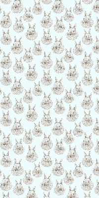 Modern roller blind Rabbits