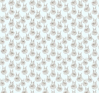 Modern roller blind Rabbits