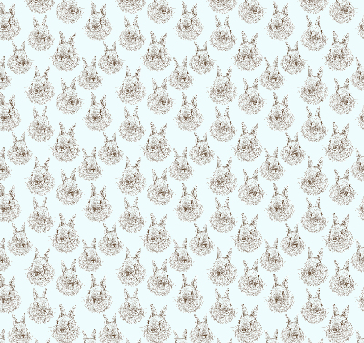 Modern roller blind Rabbits
