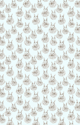 Modern roller blind Rabbits