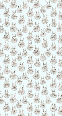 Modern roller blind Rabbits